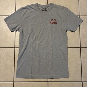 Kuiu Men's Medium Gray Short Sleeve Graphic T-Shirt Outdoor